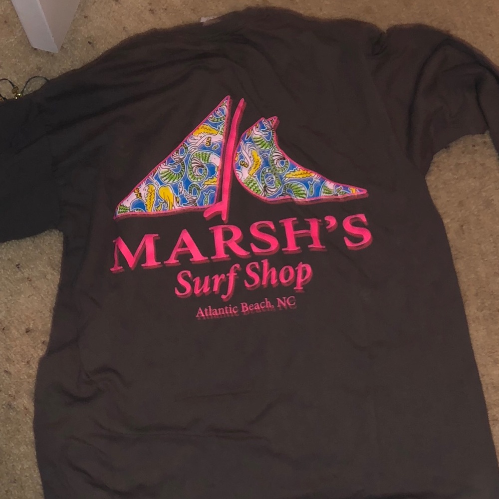 Long sleeve surf shop shirt
